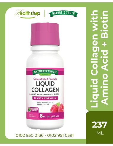 Liquid Collagen with Amino Acid + Biotin - 237 ml