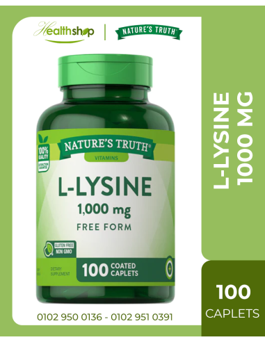 L-LYSINE 1000 MG - 100 Coated Caplets