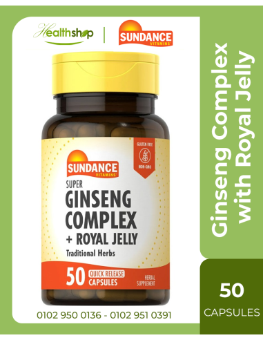 Super Ginseng Complex with Royal Jelly - 50 Capsules