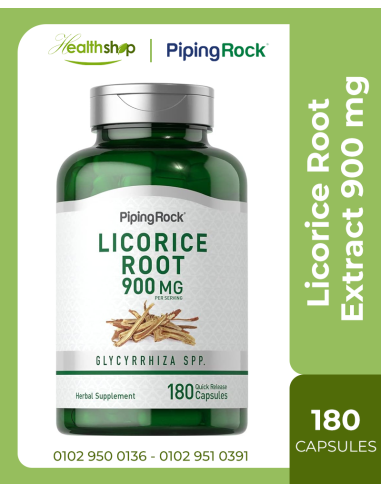 Licorice Root Extract 900 mg - 180 Capsules