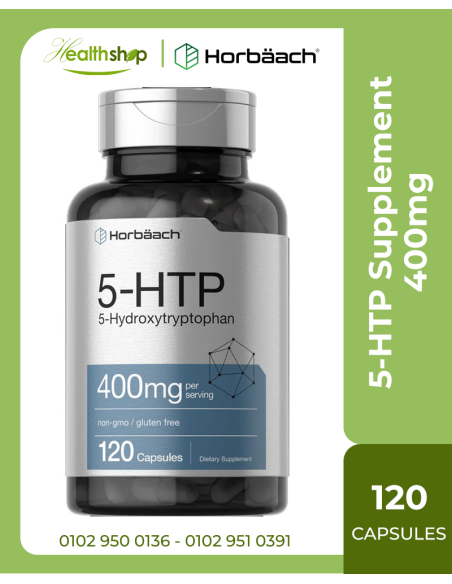 5-HTP Supplement 400mg - 120 Capsules