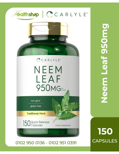 Carlyle Neem Leaf  950mg - 150 Powder Capsules