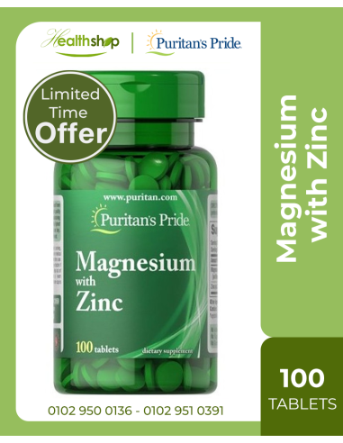 Magnesium with Zinc - 100 Tablets