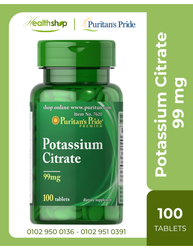 Potassium Citrate 99 mg - 100 Tablets