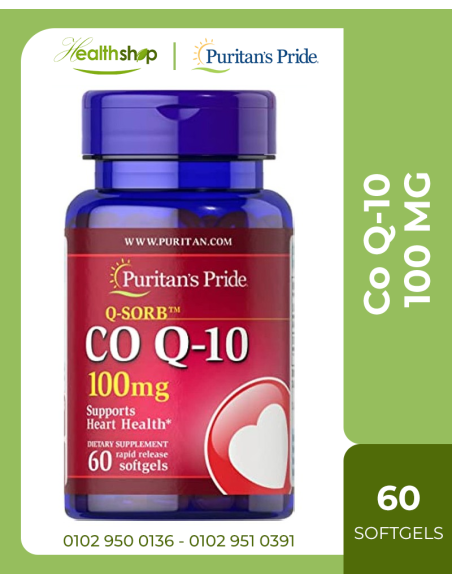 CoQ-10 100MG - 60 Softgels
