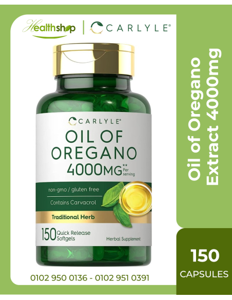 Oil of Oregano Extract 4000mg - 150 Softgels