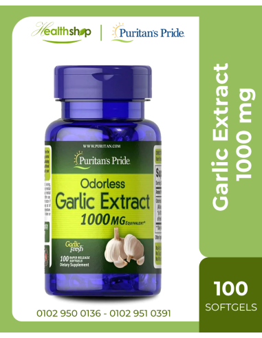 Garlic Extract 1000 mg - 100 Softgels