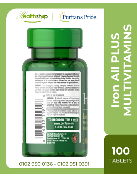 Iron All - 100 Tablets