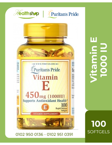 Vitamin E-1000 IU - 100 Softgels