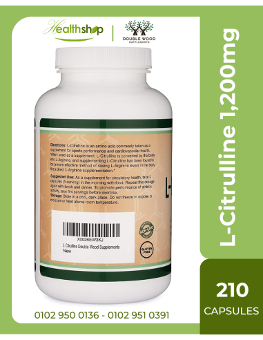 L-Citrulline 1,200 mg -210 Capsules