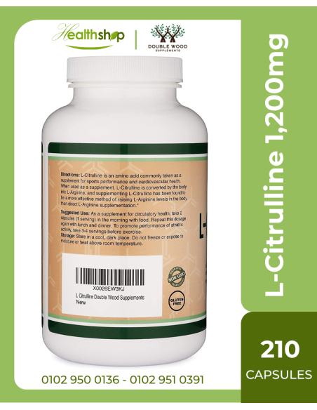 L-Citrulline 1,200 mg -210 Capsules