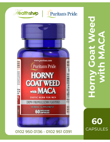 Horny Goat Weed with MACA 60 Capsules