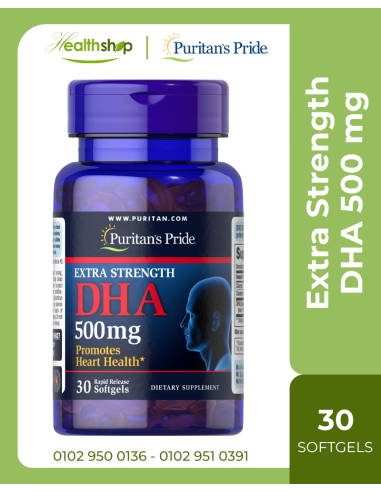 Extra Strength DHA 500 mg - 30 softgels