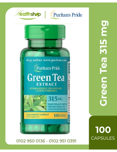 Green Tea - Standardized Extract 315 mg /100 Capsules