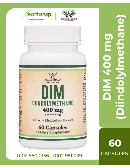 DIM (Diindolylmethane) - Hormone Balance for Women and Men 400mg per Serving - 60 Capsules