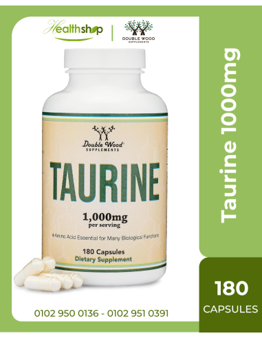 Taurine Supplement 1000mg Per Serving - 180 Capsules