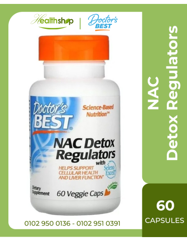 Doctors Best NAC Detox Regulators - 60 veg caps