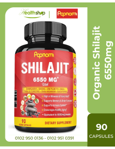 Papnami Organic Shilajit Extract Capsules 6550mg - 90...