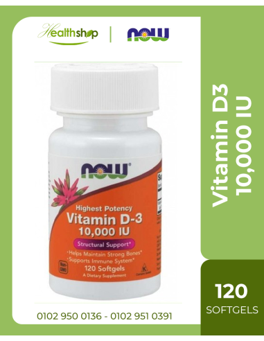 Vitamin D3 10,000 IU - 120 Softgels