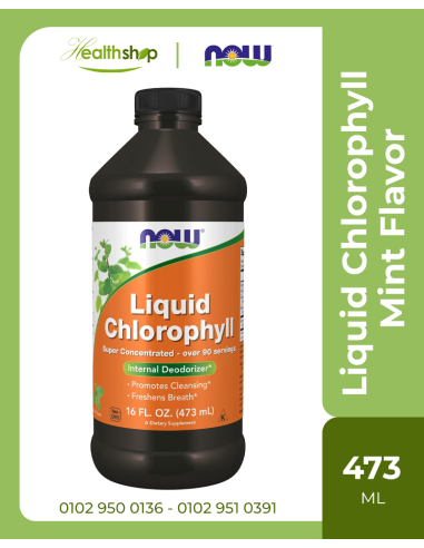 Liquid Chlorophyll Mint Flavor - 473 ml (16-Ounce)