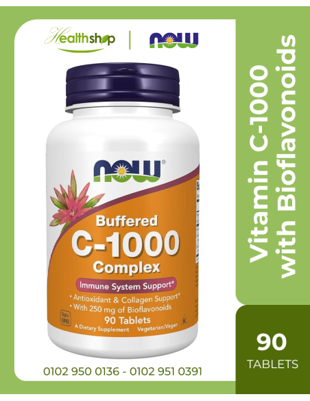 Vitamin C-1000 Complex with 250 mg of Bioflavonoids - 90 Tablets