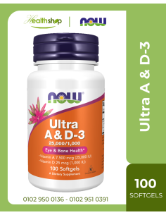 Ultra A  25,000  & D-3 1,000 - 100 Softgels