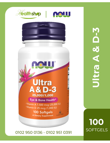 Ultra A  25,000  & D-3 1,000 - 100 Softgels
