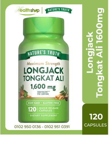 Longjack Tongkat Ali 1600mg - 120 Quick Release Capsules