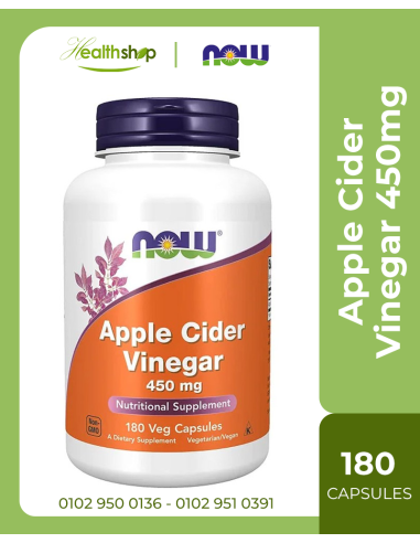 Apple Cider Vinegar 450mg -180 Capsules