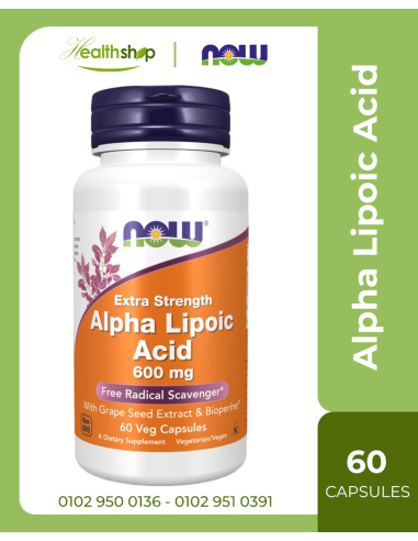 Alpha Lipoic Acid 600mg - 60 Capsules