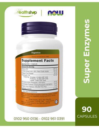 Super Enzymes  - 90 Capsules