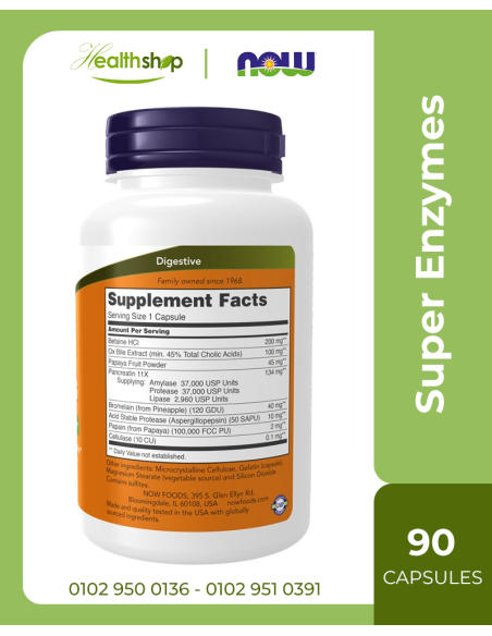 Super Enzymes  - 90 Capsules