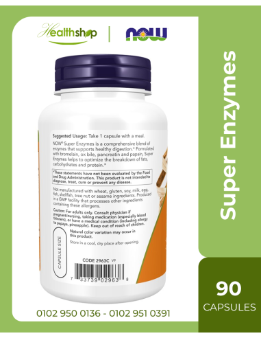 Super Enzymes  - 90 Capsules