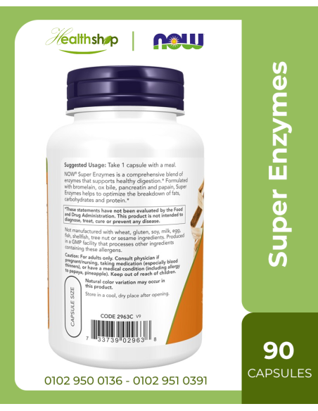 Super Enzymes  - 90 Capsules