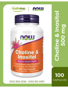 Choline & Inositol 250mg/250mg - 100 veg capsules