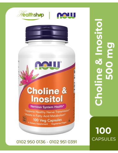 Choline & Inositol 500 mg Capsules - 100 veg capsules