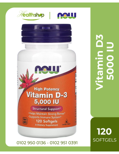 Vitamin D3 5000 IU - 120 Softgels