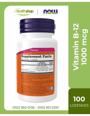 Vitamin B-12 1000 mcg  Nervous System Health -...