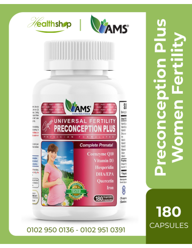 Preconception Plus - Women Fertility - 180 Veg Capsules