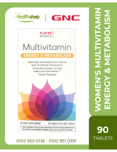 GNC Women's Multivitamin Energy & Metabolism - 90 Tablets