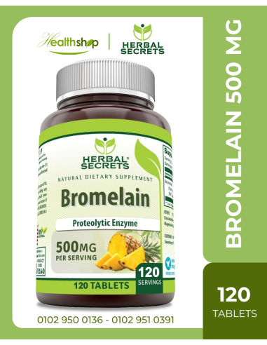 Bromelain Supplement 500 Mg - 120 Tablets