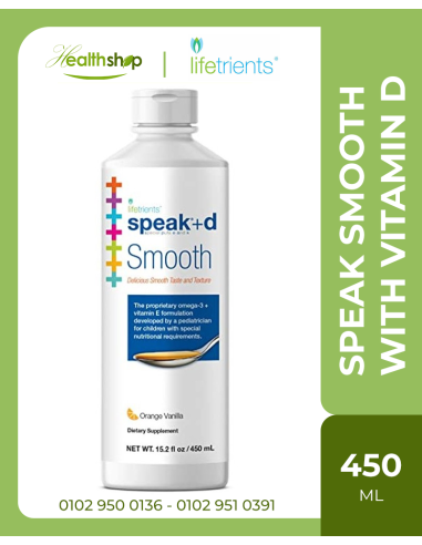 Speak Smooth with Vitamin D - Orange Flavour | Lifetrients | Kids  |