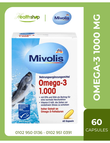 Mivolis Omega-3 1000 mg - 60 capsules