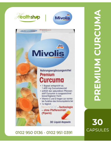 Mivolis Premium Curcuma - 30 Capsules