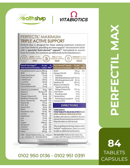 Perfectil Max 84 Tablets/Capsules
