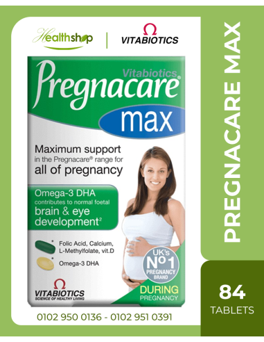 Pregnacare Max 84 Tablets | Vitabiotics | Pregnancy & Lactating  |