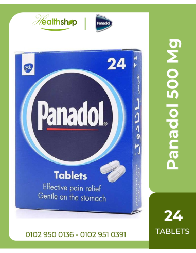 Panadol 500 Mg - 24 Tablets