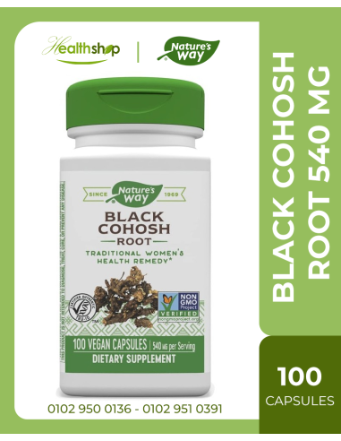 Black Cohosh Root 540 mg - 100 Veg Capsules | Nature`s way | Women  |