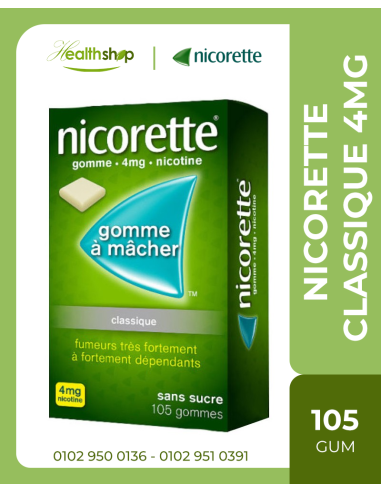 Nicorette Classique / Original, 4mg 105 gum