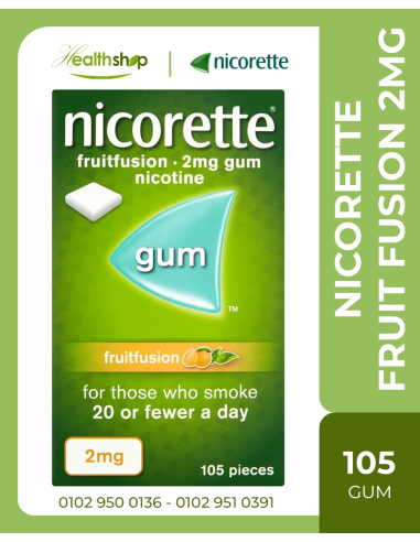 Nicorette  Fruit Fusion, 2mg 105 gum